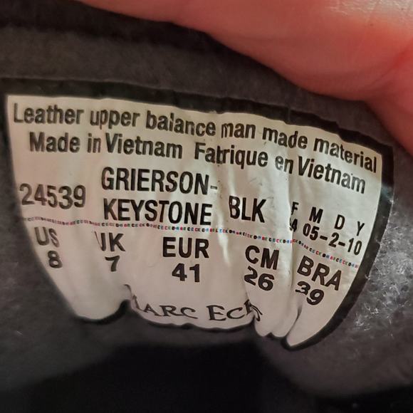 Marc Ecko Womens 8 Grierson Keystone Water Resistant Shearling Lace-up Boot - Picture 2 of 11